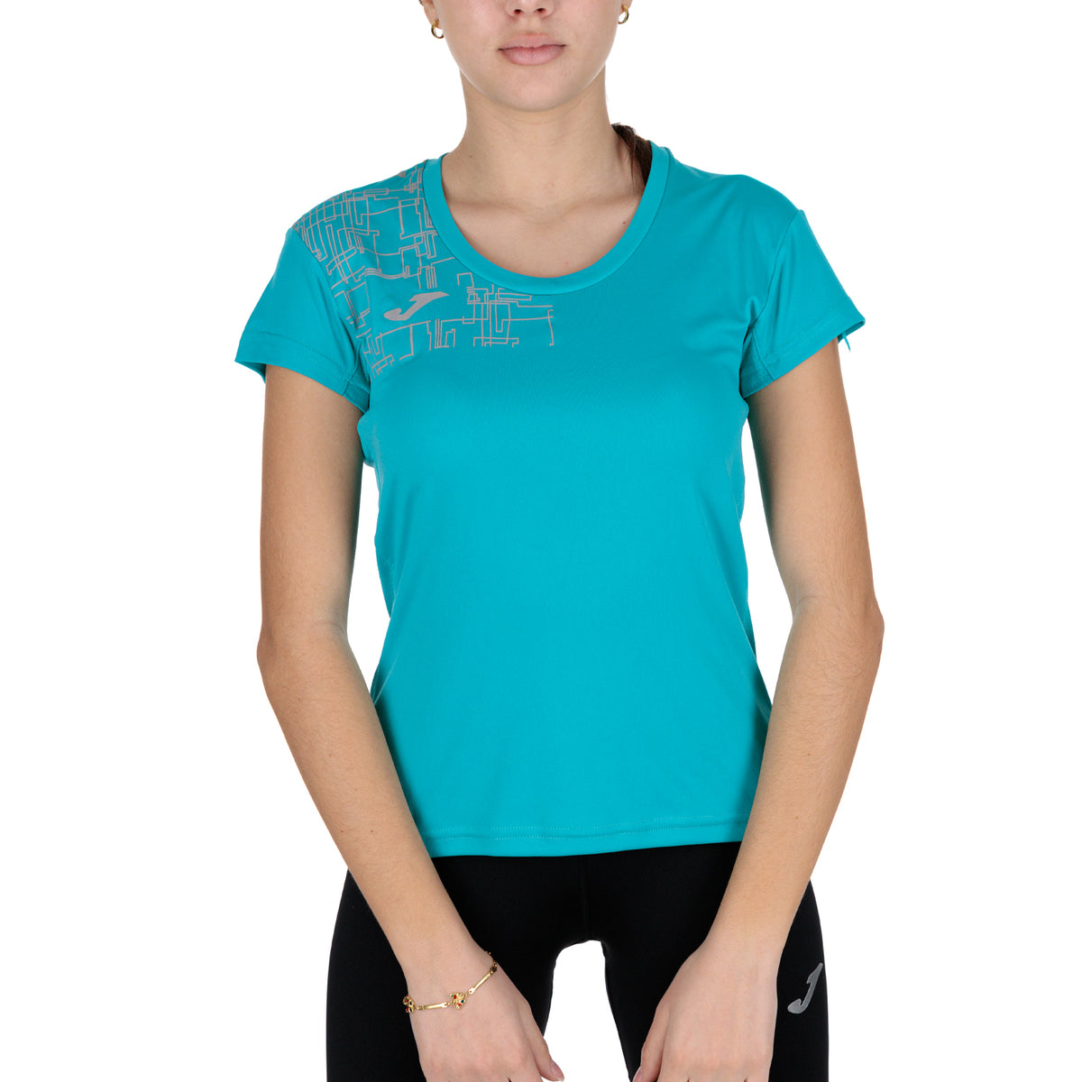 Joma Elite VIII Logo Maglietta Turquoise