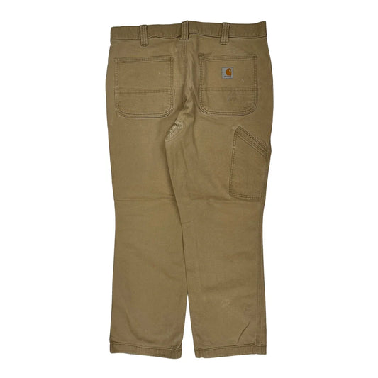 Carhartt Carpenter Pants - 35W 28L Khaki Cotton