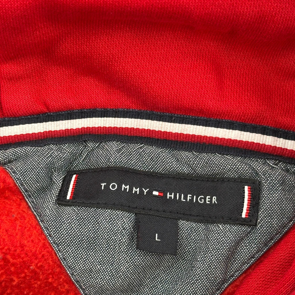 Tommy Hilfiger Hoodie - Large Red Cotton