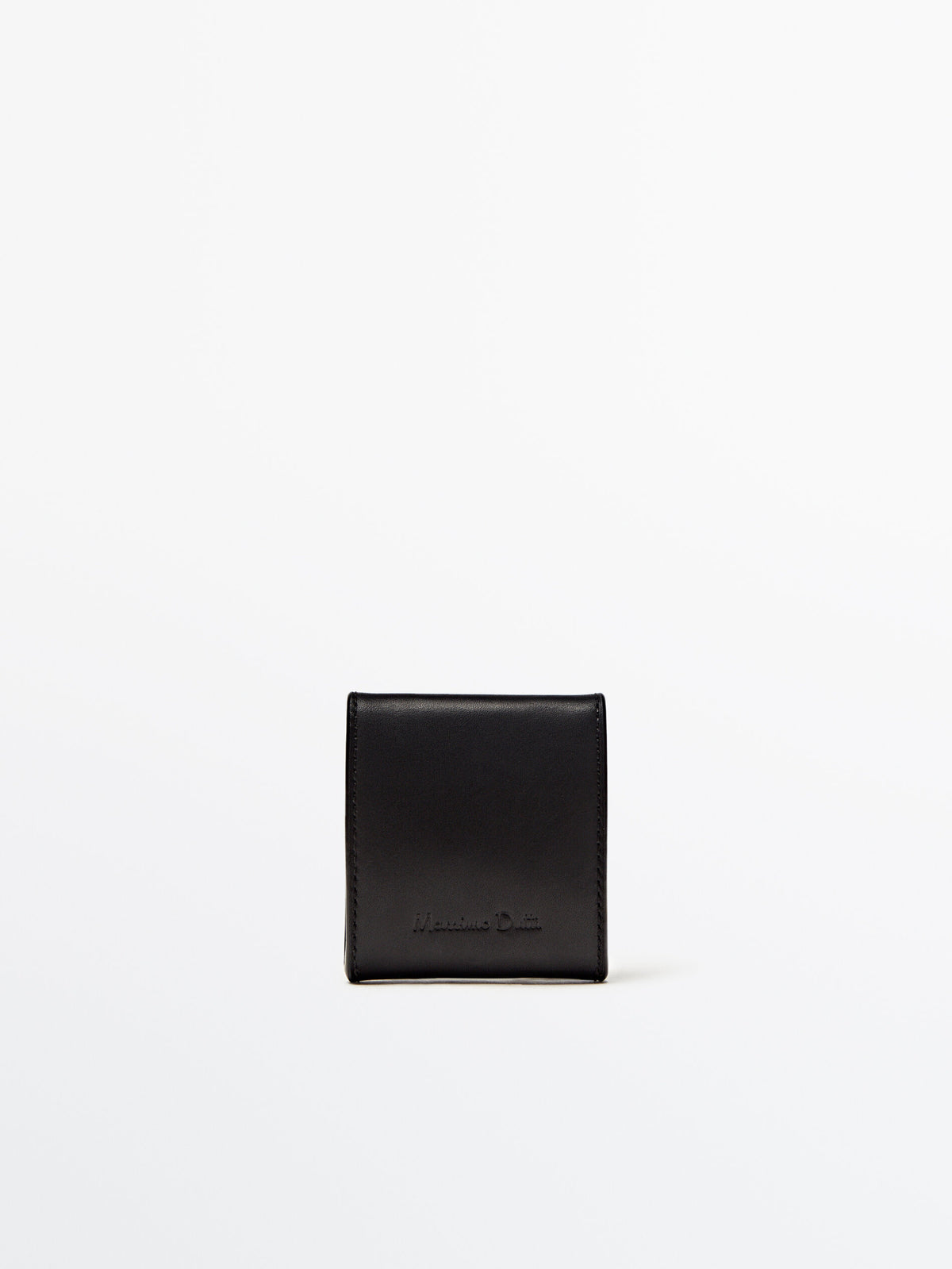 Monedero de piel - NEGRO