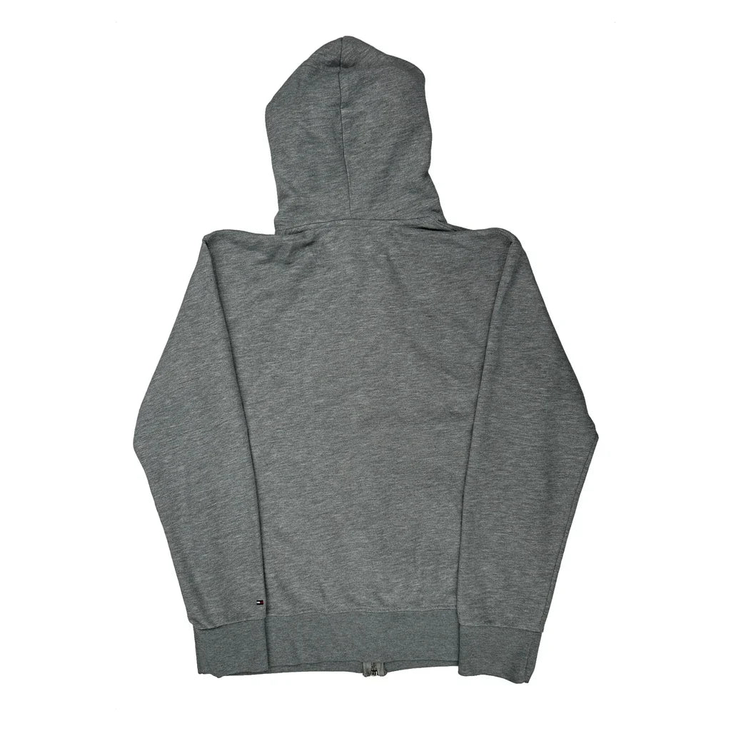 Tommy Hilfiger Hoodie - Large Gray Cotton Blend
