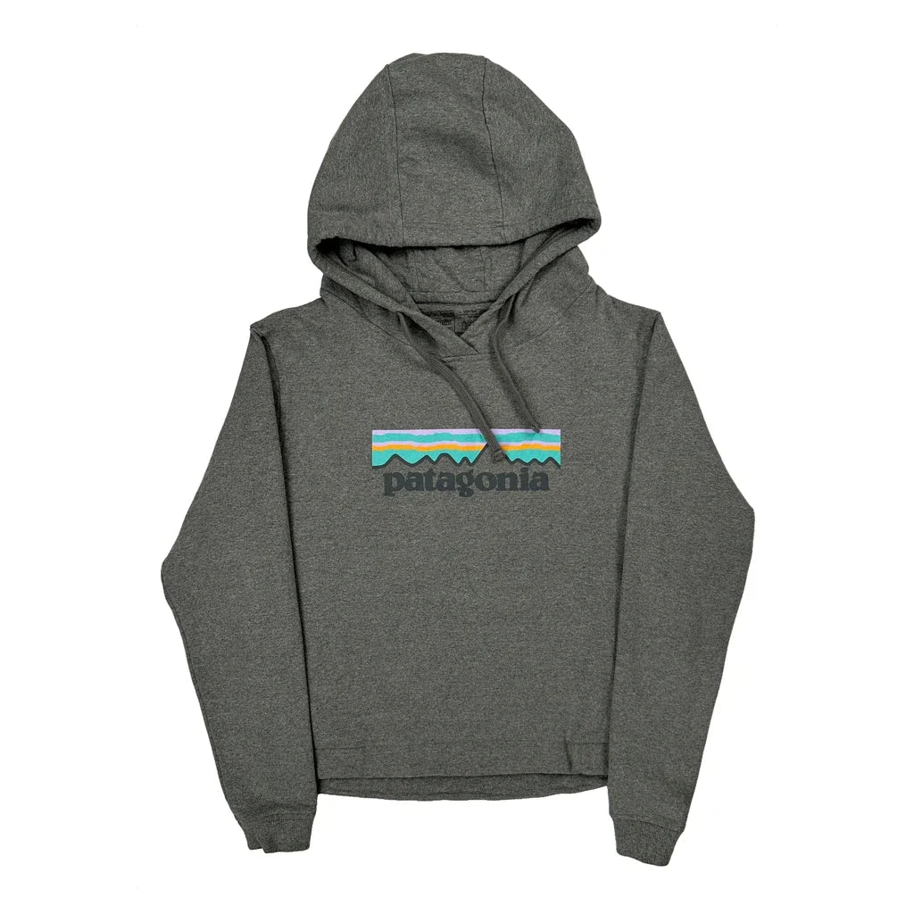 Patagonia Hoodie - Small Gray Cotton Blend
