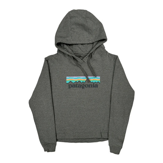Patagonia Hoodie - Small Gray Cotton Blend