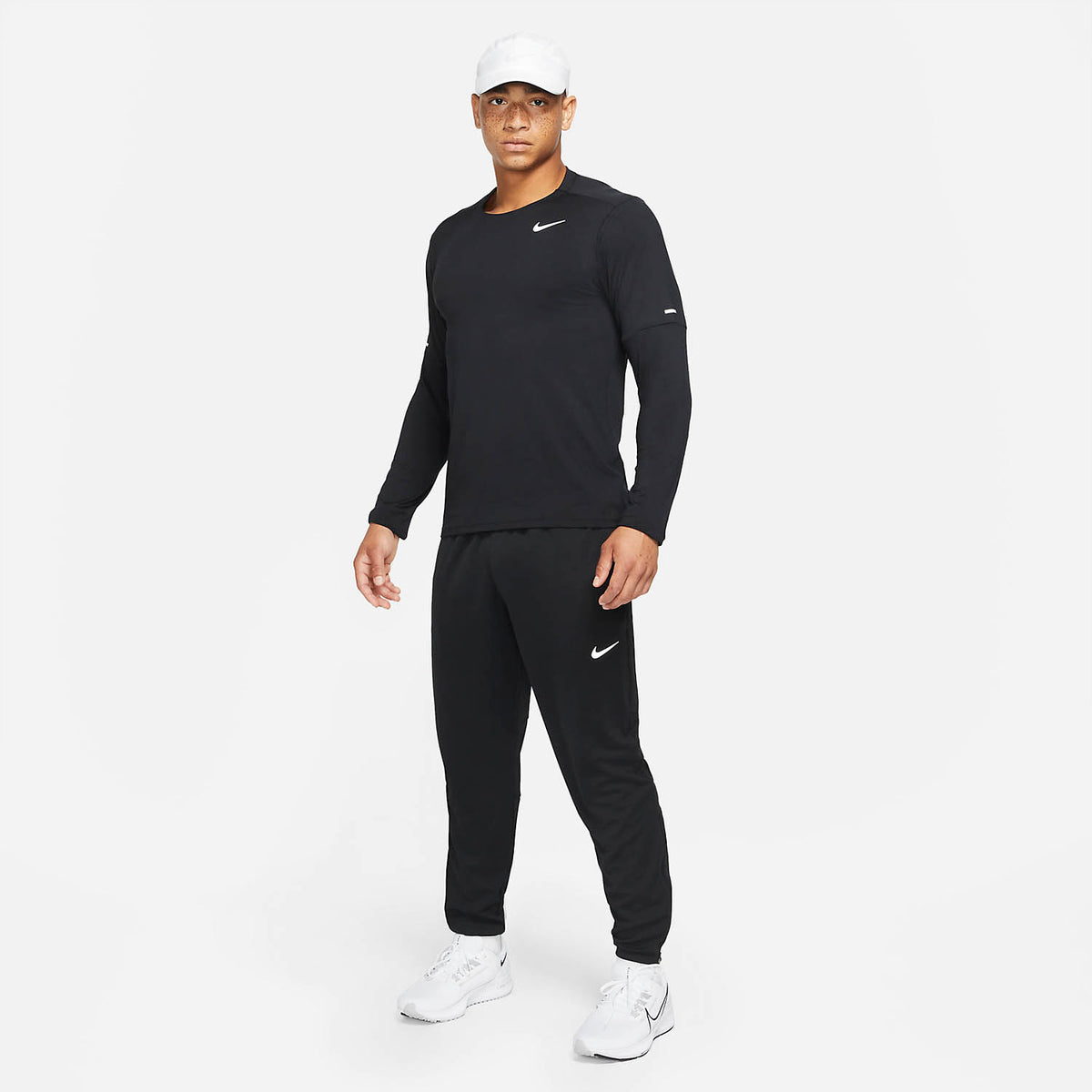 Nike Dri-FIT Element Crew Maglia Black/Reflective Silver