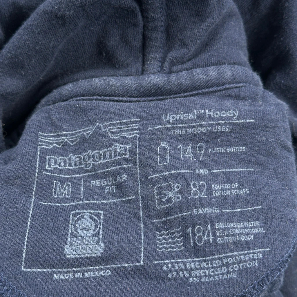 Uprisal Hoody Patagonia Hoodie - Medium Blue Polyester