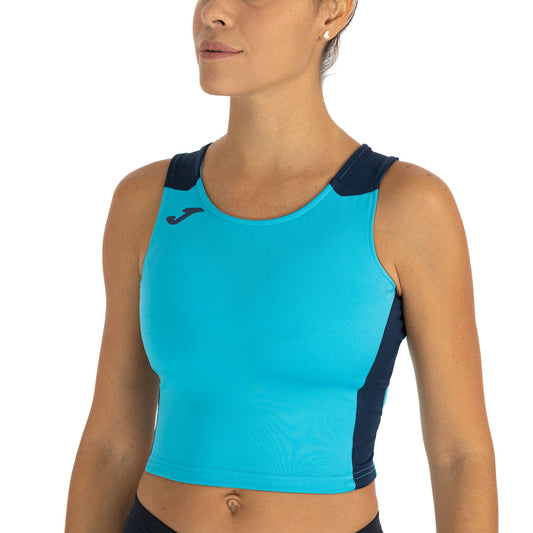 Joma Record II Top Fluor Turquoise/Dark Navy
