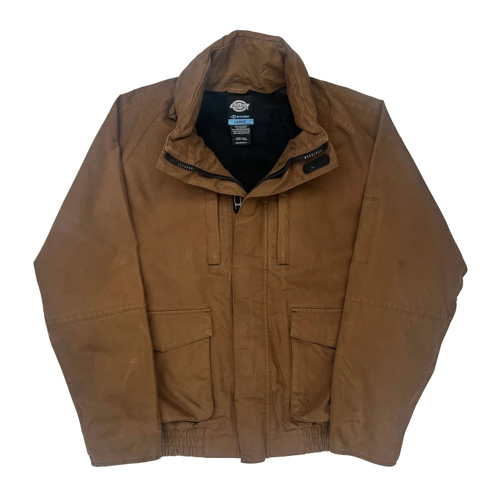 Dickies Jacket - Large Brown Cotton