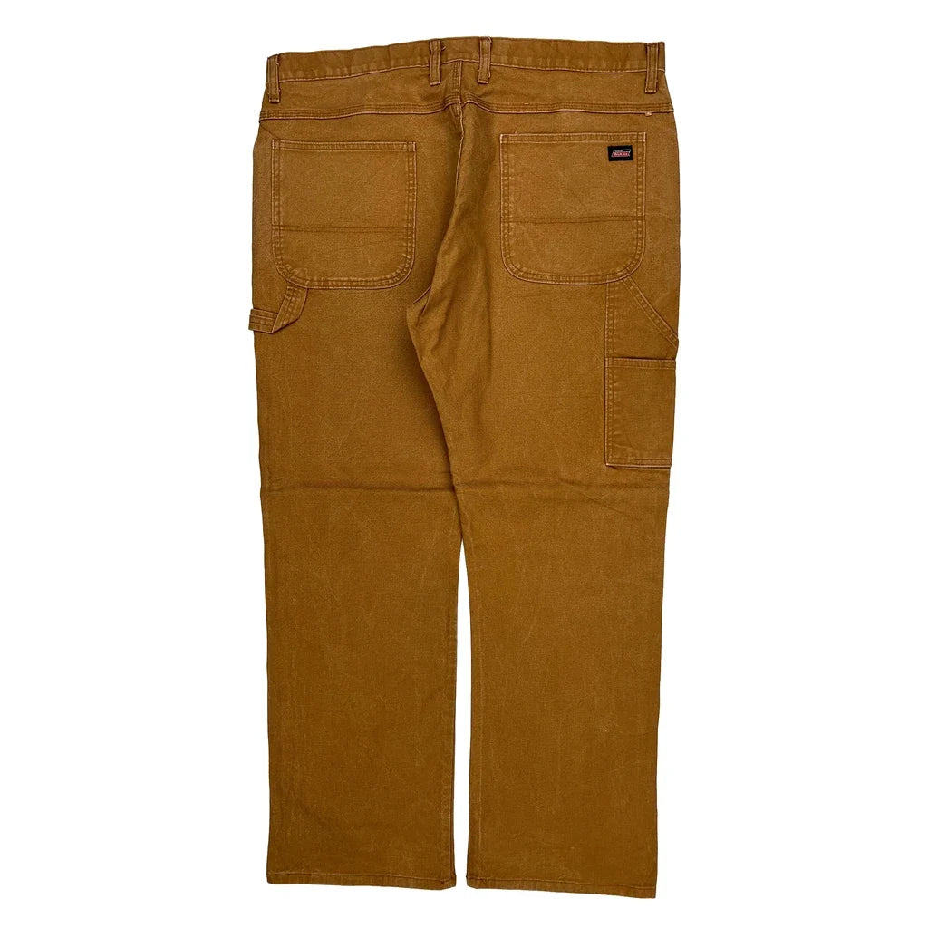 Dickies Carpenter Pants - 38W 32L Brown Cotton