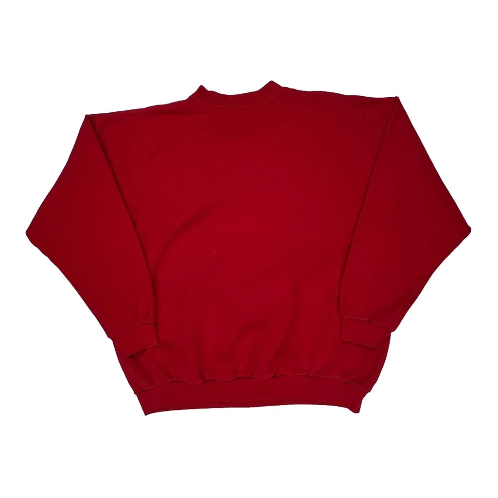 Made In USA Disney Mickie Mouse Sweatshirt - XL Red Cotton Blend
