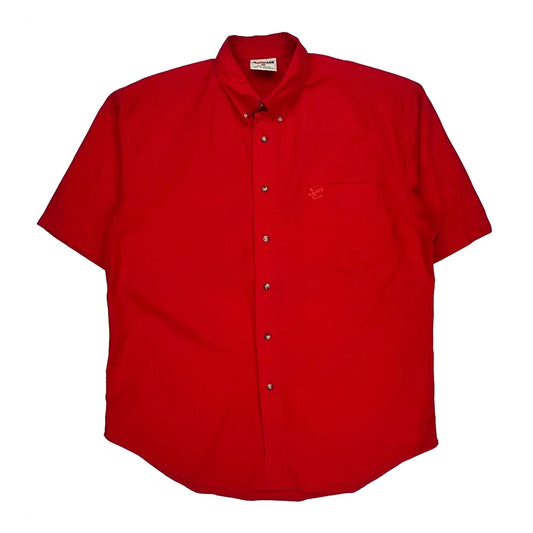 Chase Authentics Short Sleeve Shirt - XL Red Cotton