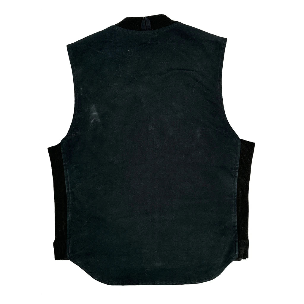 Northscape Design-Build-Maintain Tough Duck Workwear Vest - Medium Black Cotton