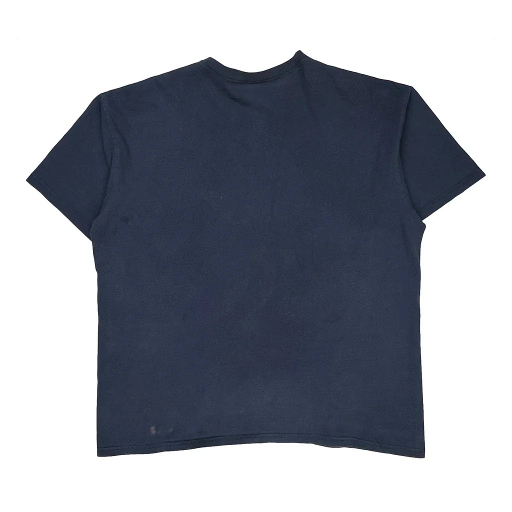 Made In USA Nike T-Shirt - Large Blue Cotton