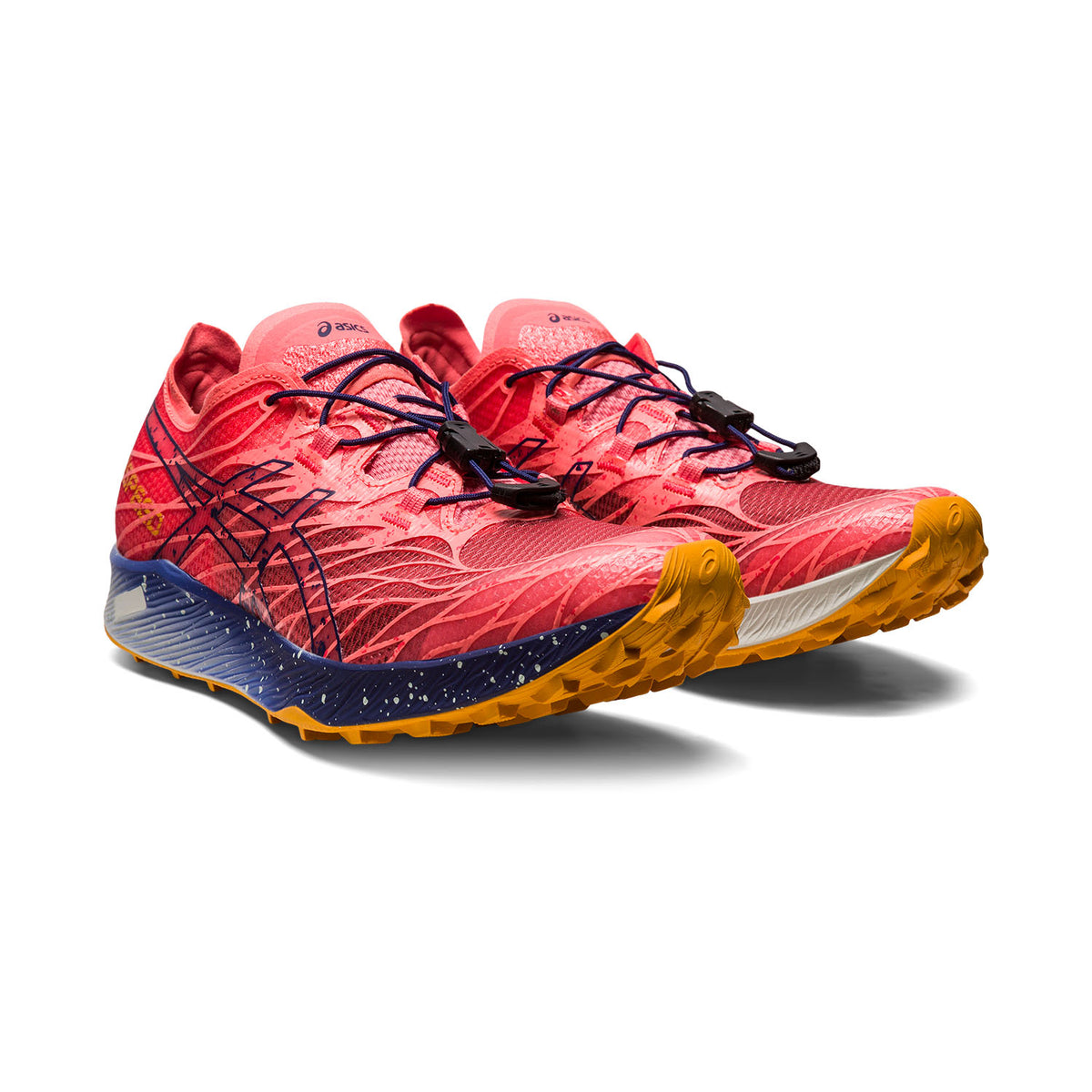 Asics FujiSpeed Papaya/Indigo Blue