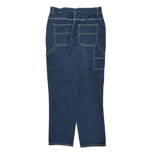 Bill Blass Jeans - 32W US 10 Blue Cotton
