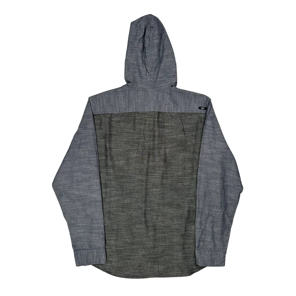 Oakley Shirt - Large Gray Cotton