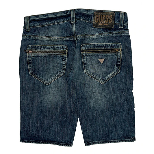 Guess Denim Shorts - 31W US 8 Blue Cotton