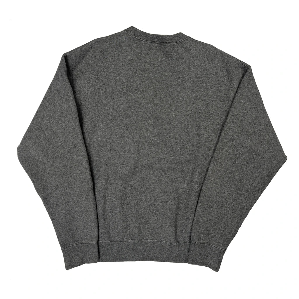 Nike Sweatshirt - Medium Gray Cotton Blend