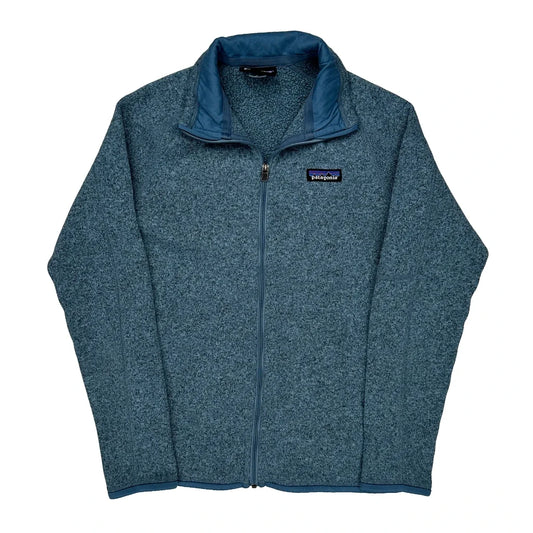 Patagonia Fleece Jacket - Small Blue Polyester