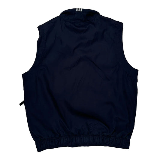 Adidas Vest - Small Navy Polyester