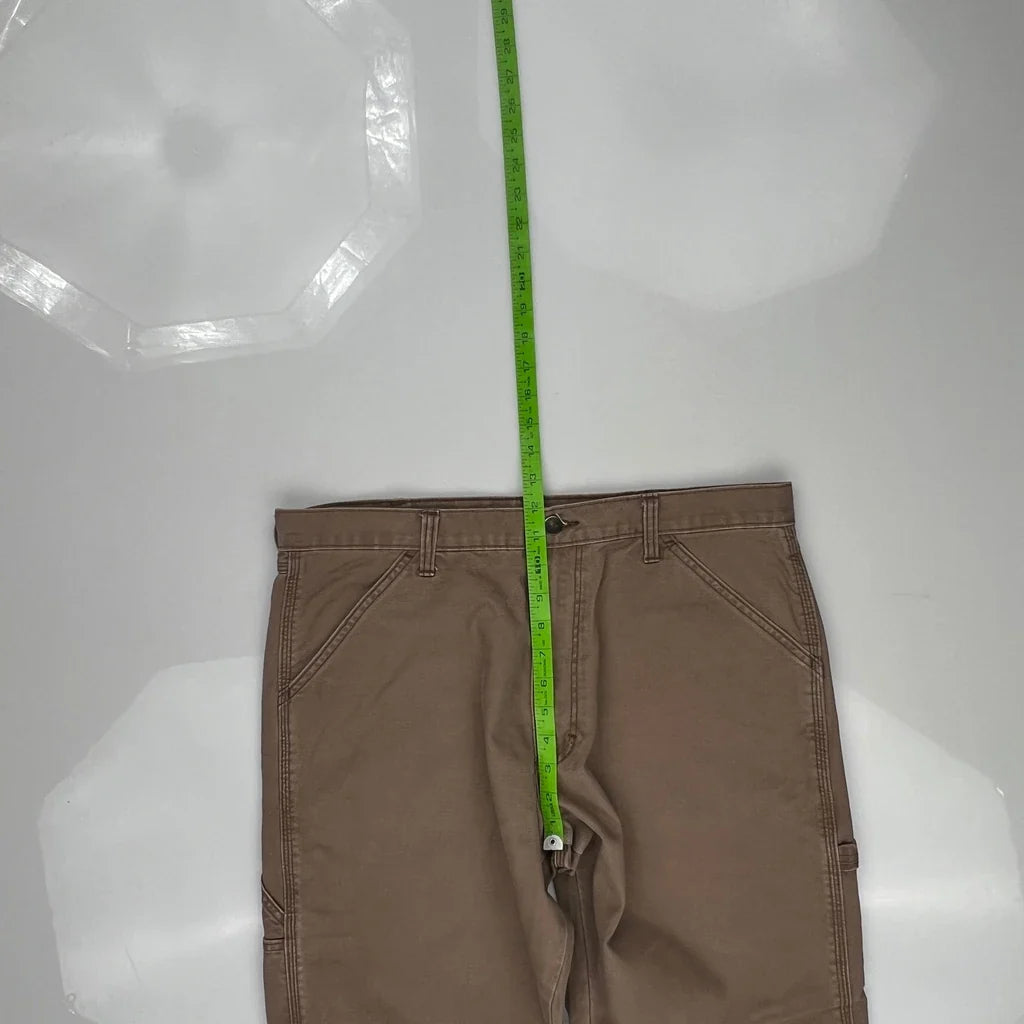 Dickies Carpenter Pants - 36W 28L Brown Cotton