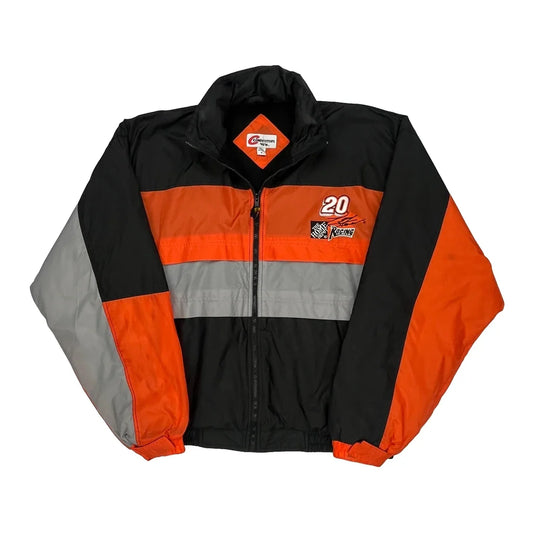Team Stewart Competitors View Graphic Windbreaker - Medium Black Polyester