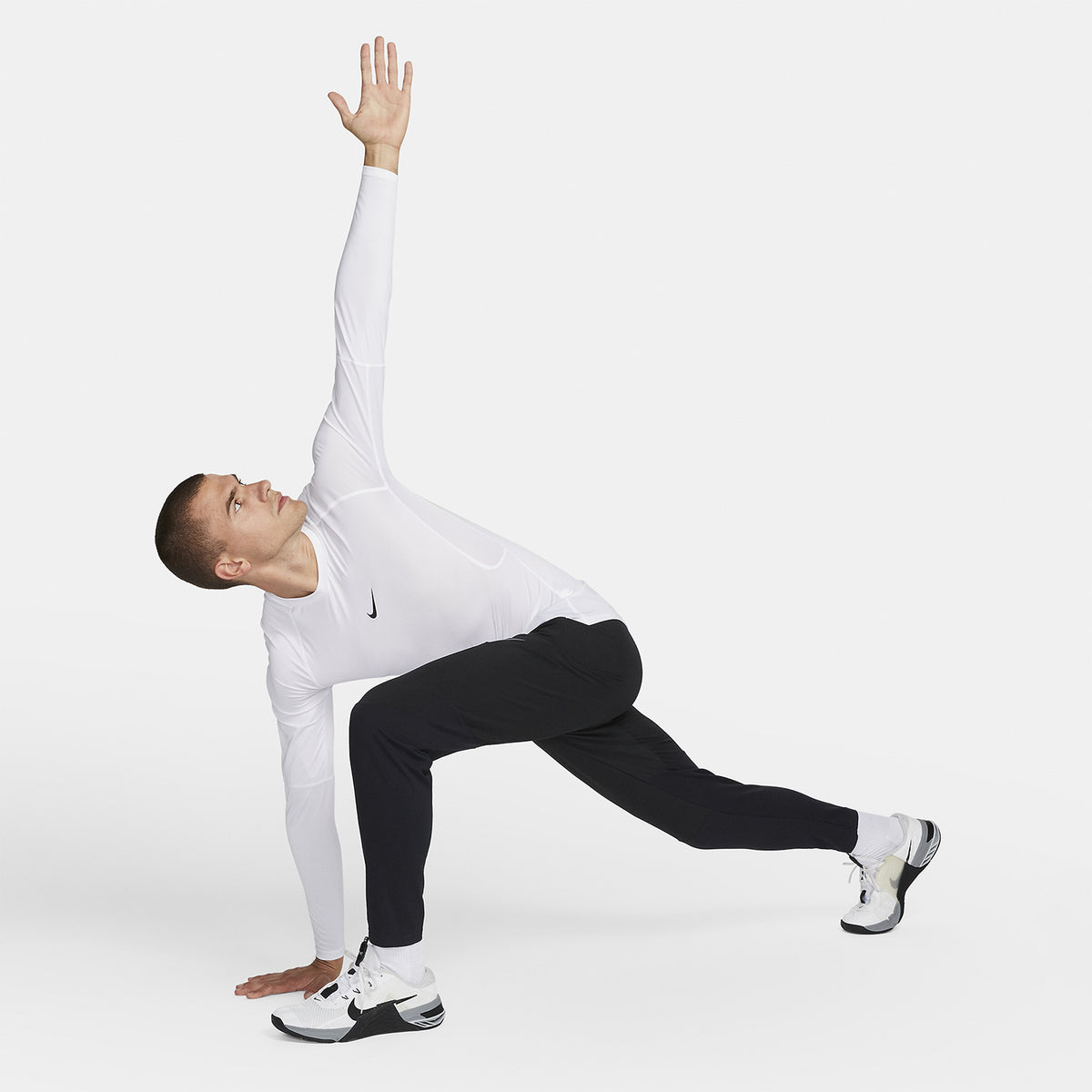Nike Dri-FIT Logo Maglia White/Black
