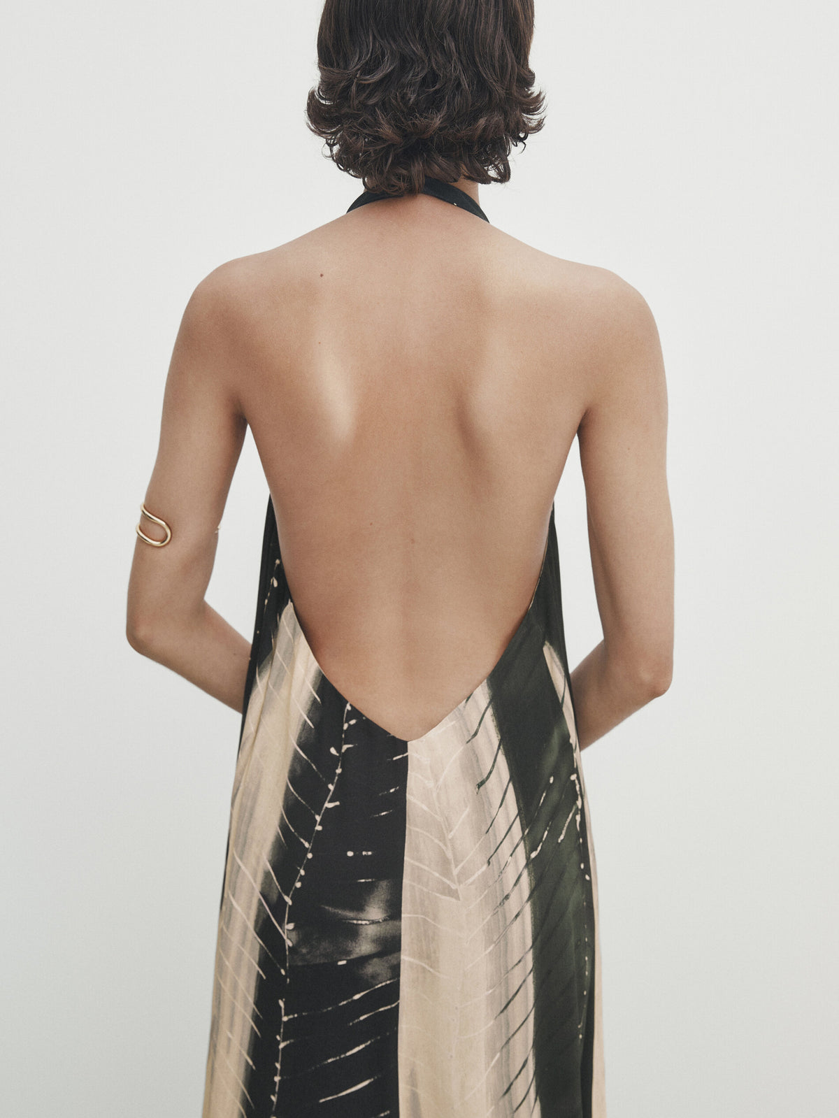 Vestido estampado trazos - MUSGO
