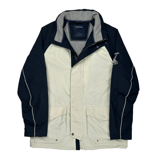 Nautica Jacket - Large Cream Polyester