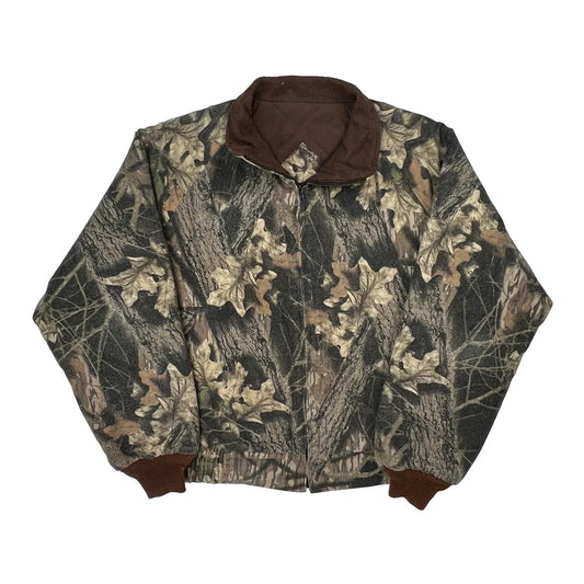 Mossy Oak Camo Jacket - Large Camo Cotton Blend