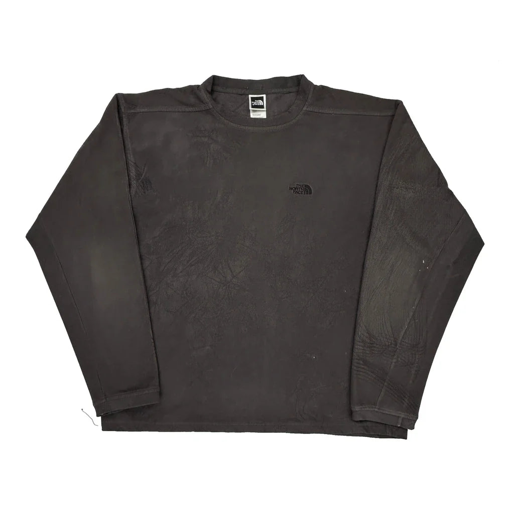 The North Face Fleece - Large Gray Polyester