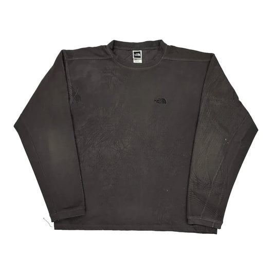 The North Face Fleece - Large Gray Polyester