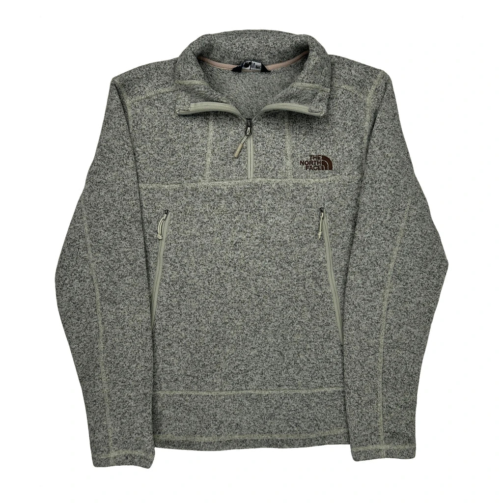 The North Face 1/4 Zip - Medium Gray Polyester