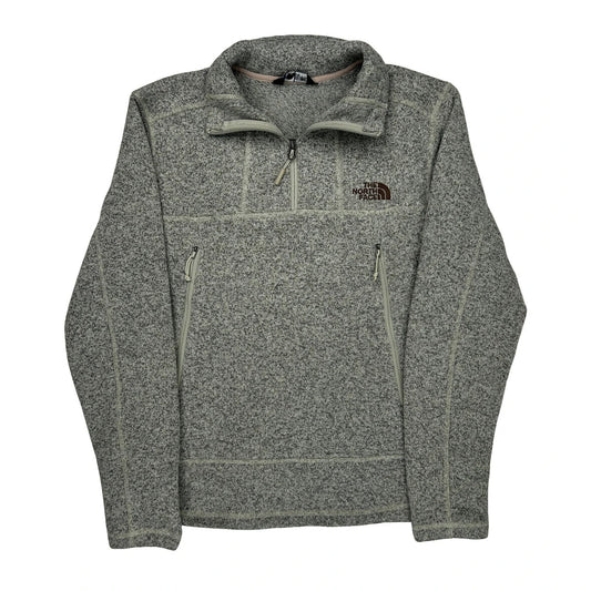 The North Face 1/4 Zip - Medium Gray Polyester