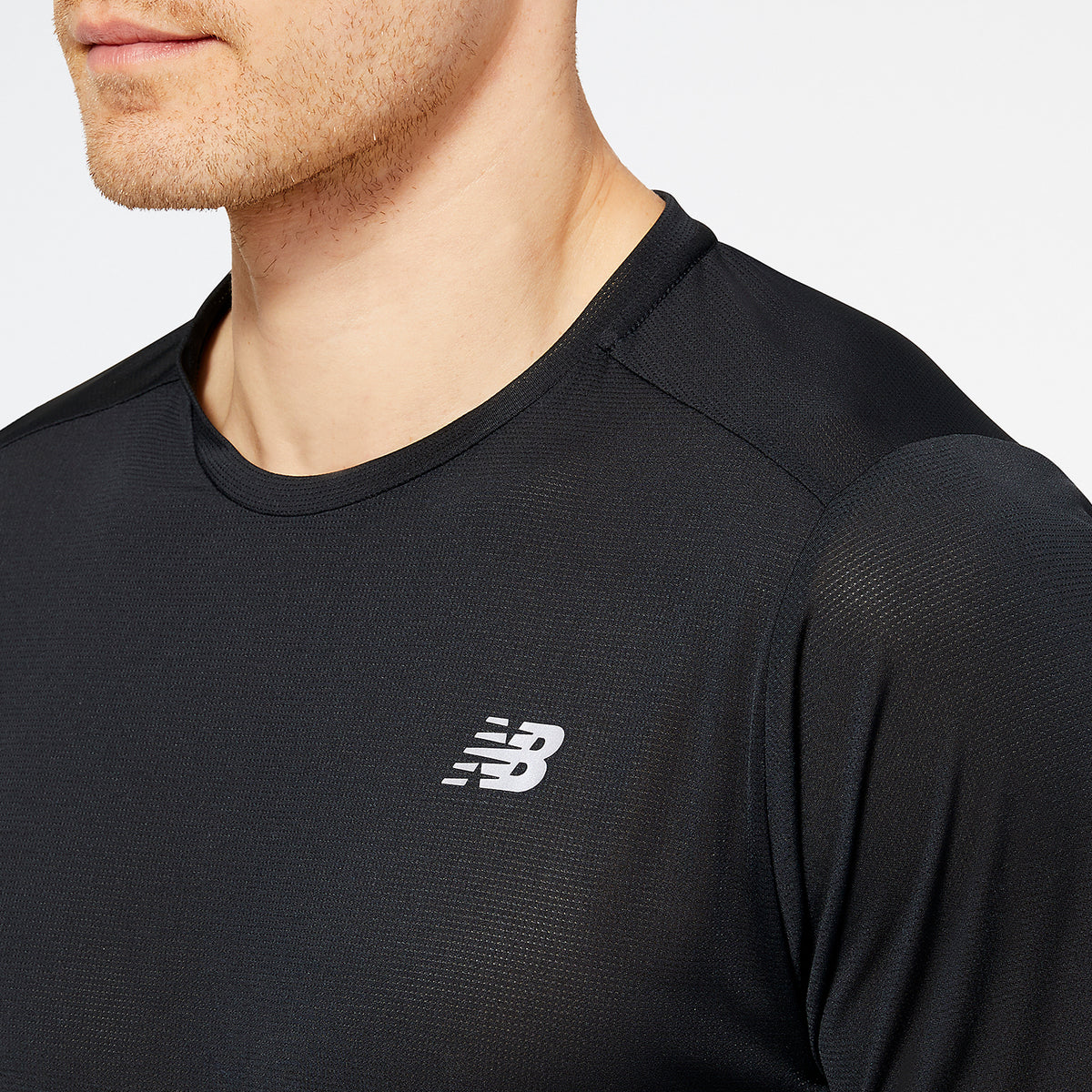 New Balance Accelerate Logo Maglietta Black