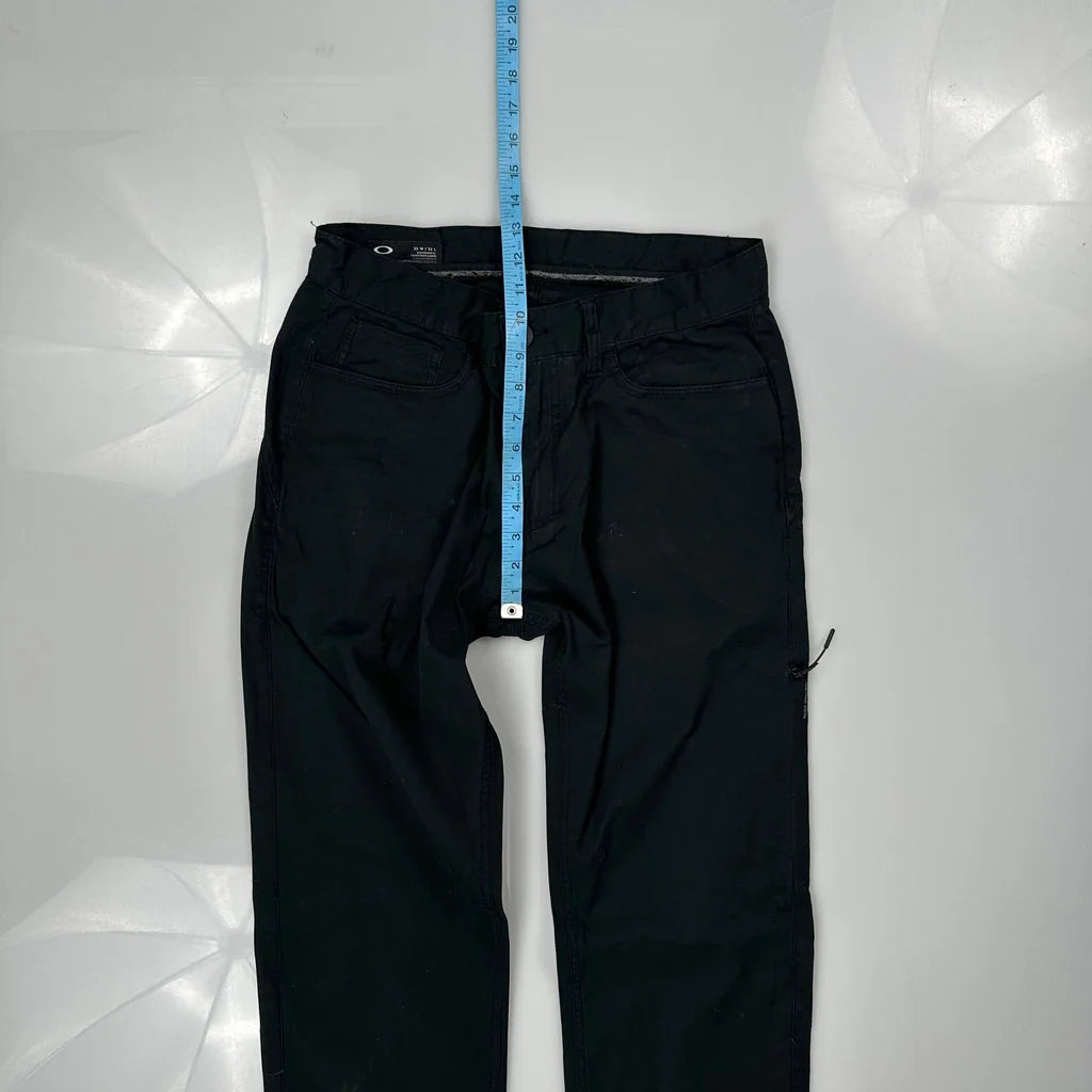 Oakley Slim Pants - 30W 32L Black Cotton