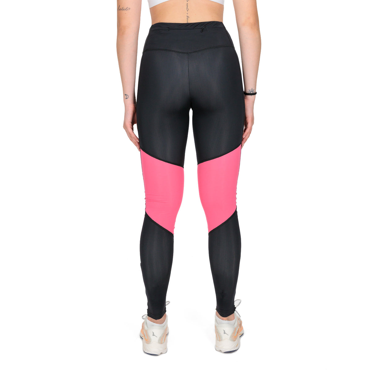 Mizuno Impulse Core Logo Tights Black/Sangria Sunset