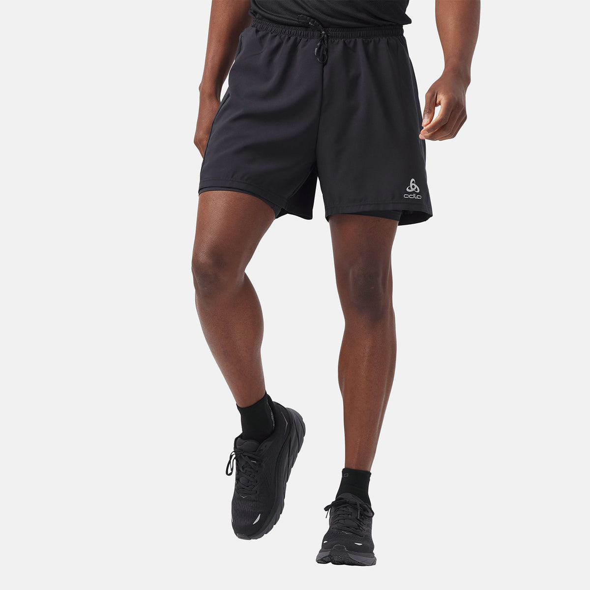 Odlo Essential 2 in 1 5in Pantaloncini Black