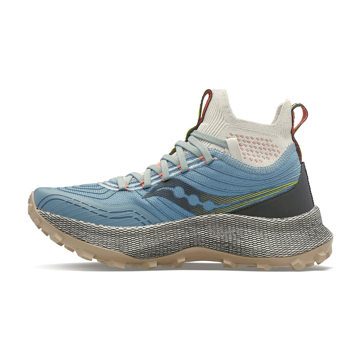 Saucony Endorphin Trail Mid Slate Coral