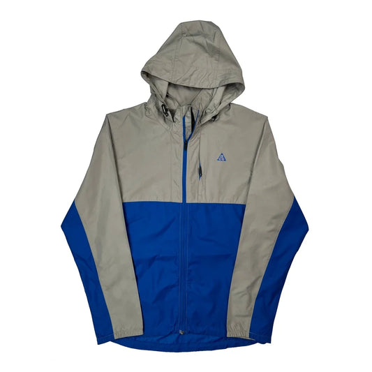 Nike Acg Windbreaker - Small Blue Polyester