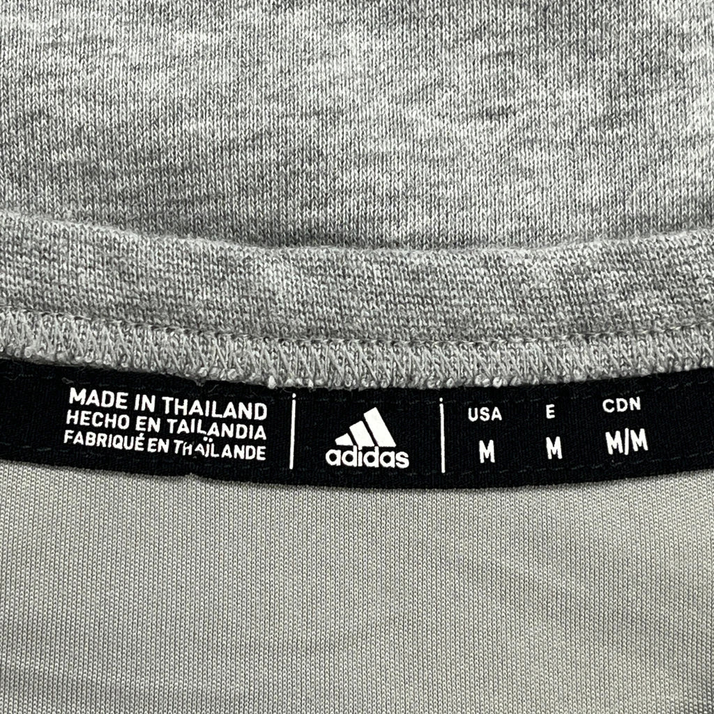 Adidas College Sweatshirt - Medium Gray Cotton