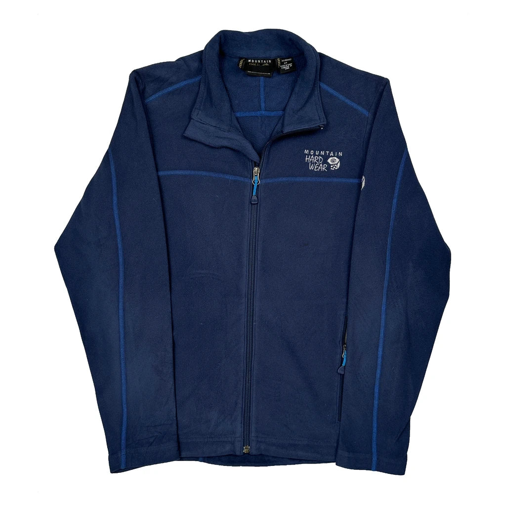 Mountain Hard Wear Fleece Jacket - Small Blue Polyester