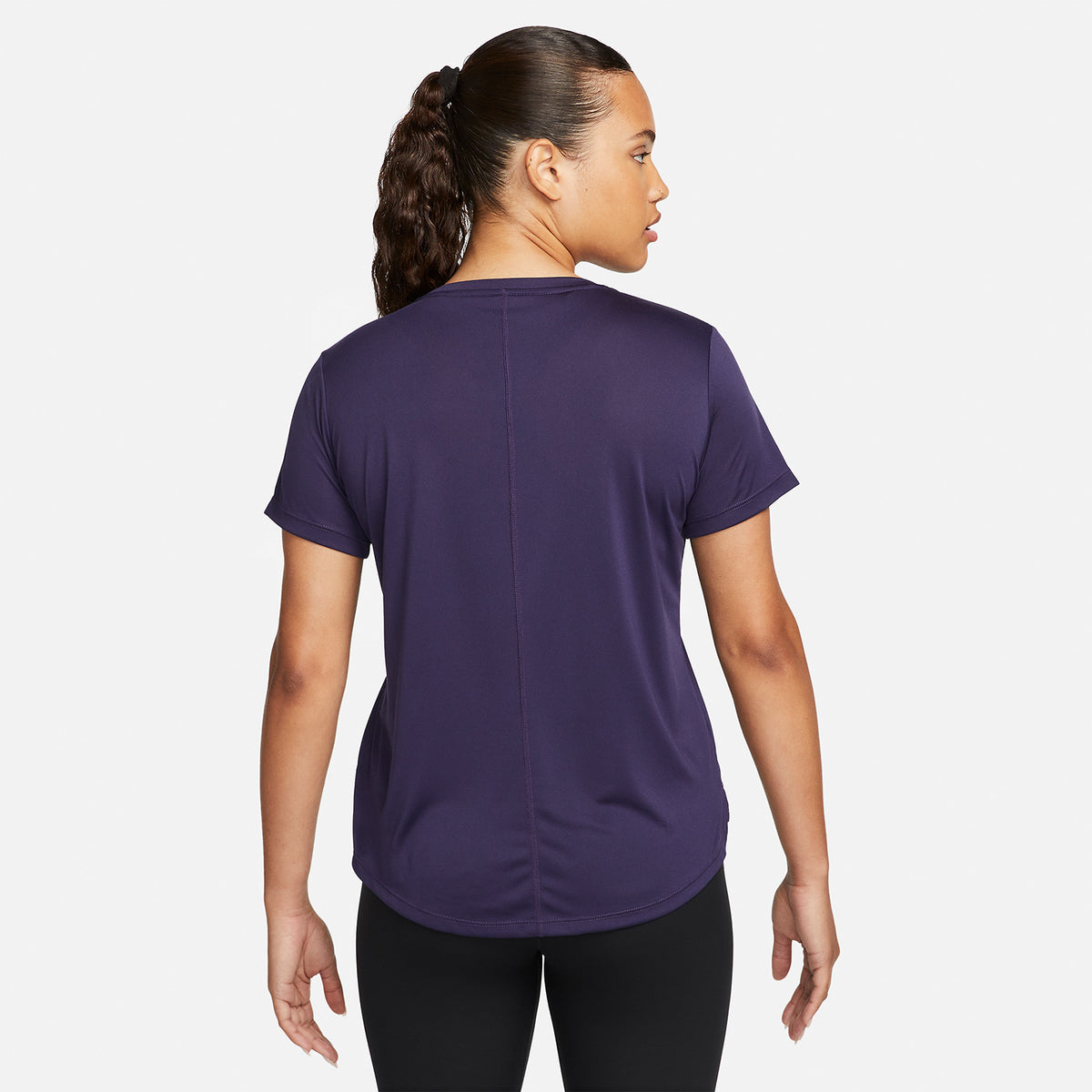 Nike Dri-FIT Swoosh Maglietta Purple Ink/Disco Purple
