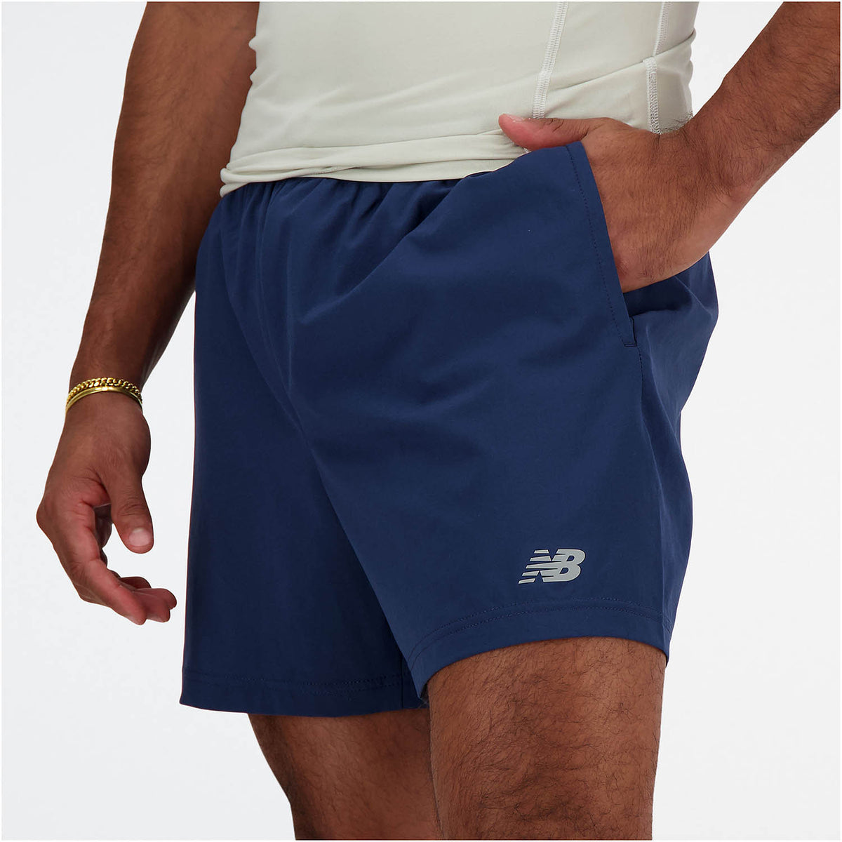 New Balance Performance 5in Pantaloncini NB Navy