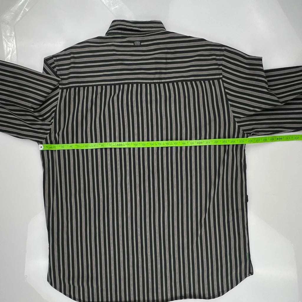 Ecko Unltd Striped Shirt - XL Black Cotton