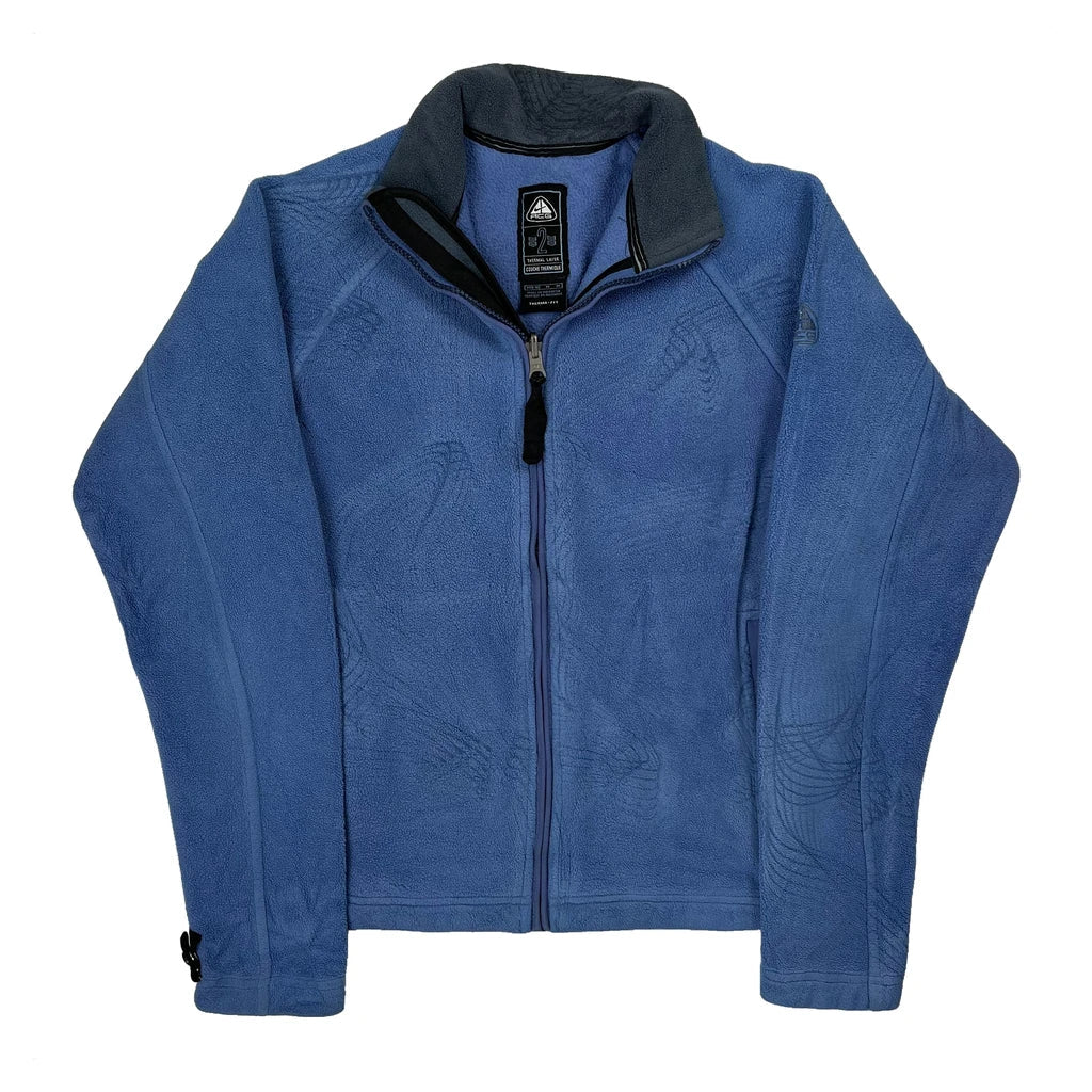 Nike Acg Fleece Jacket - Medium Blue Polyester