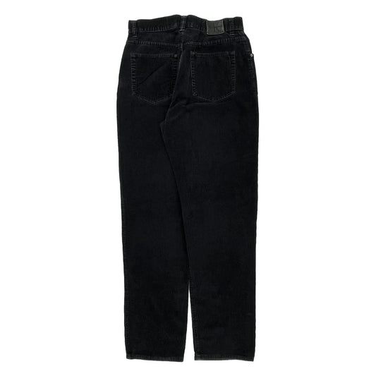 Calvin Klein Jeans Cord Pants - 28″ Waist Black Cotton