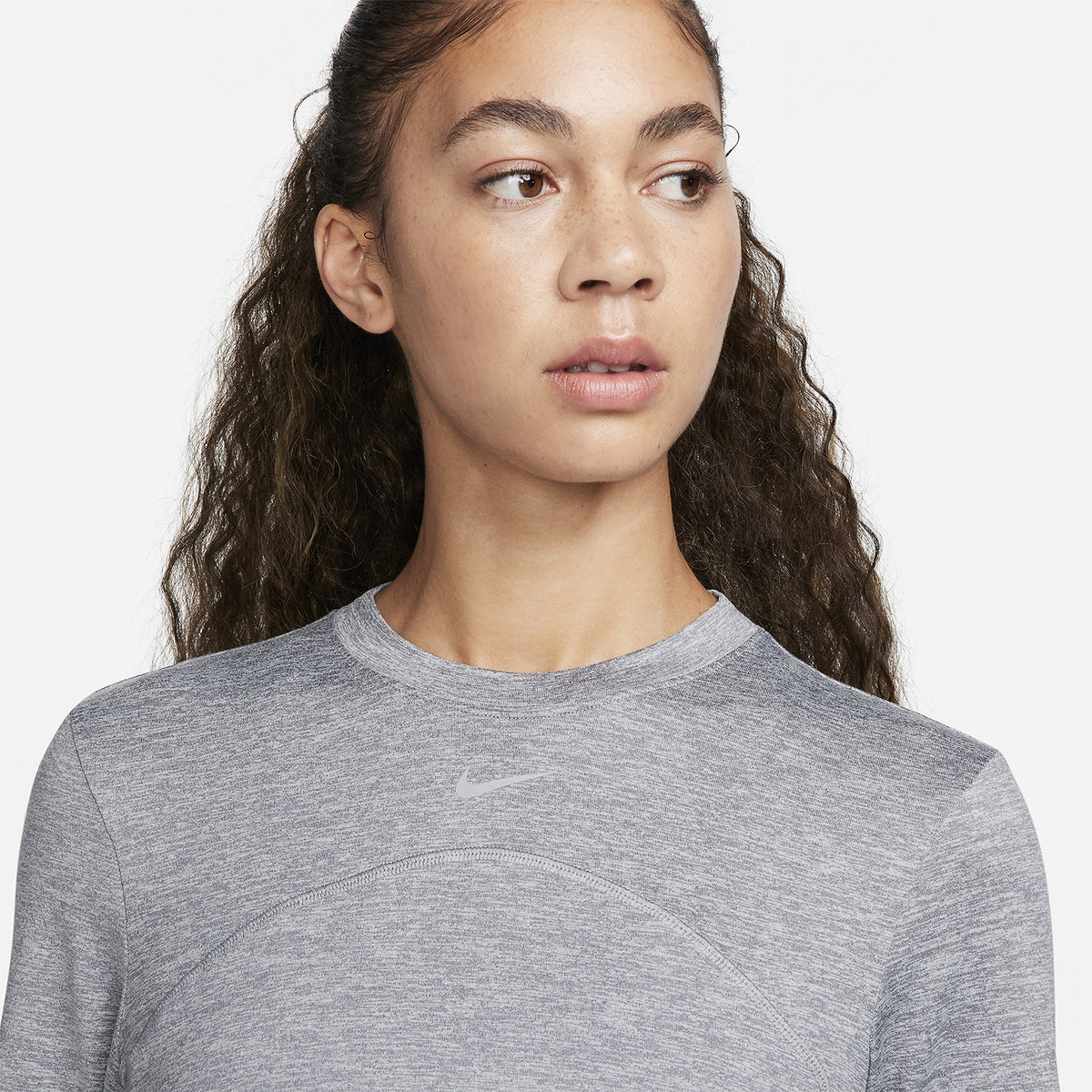 Nike Dri-FIT Swift Element UV Maglia Smoke Grey/Reflective Silver