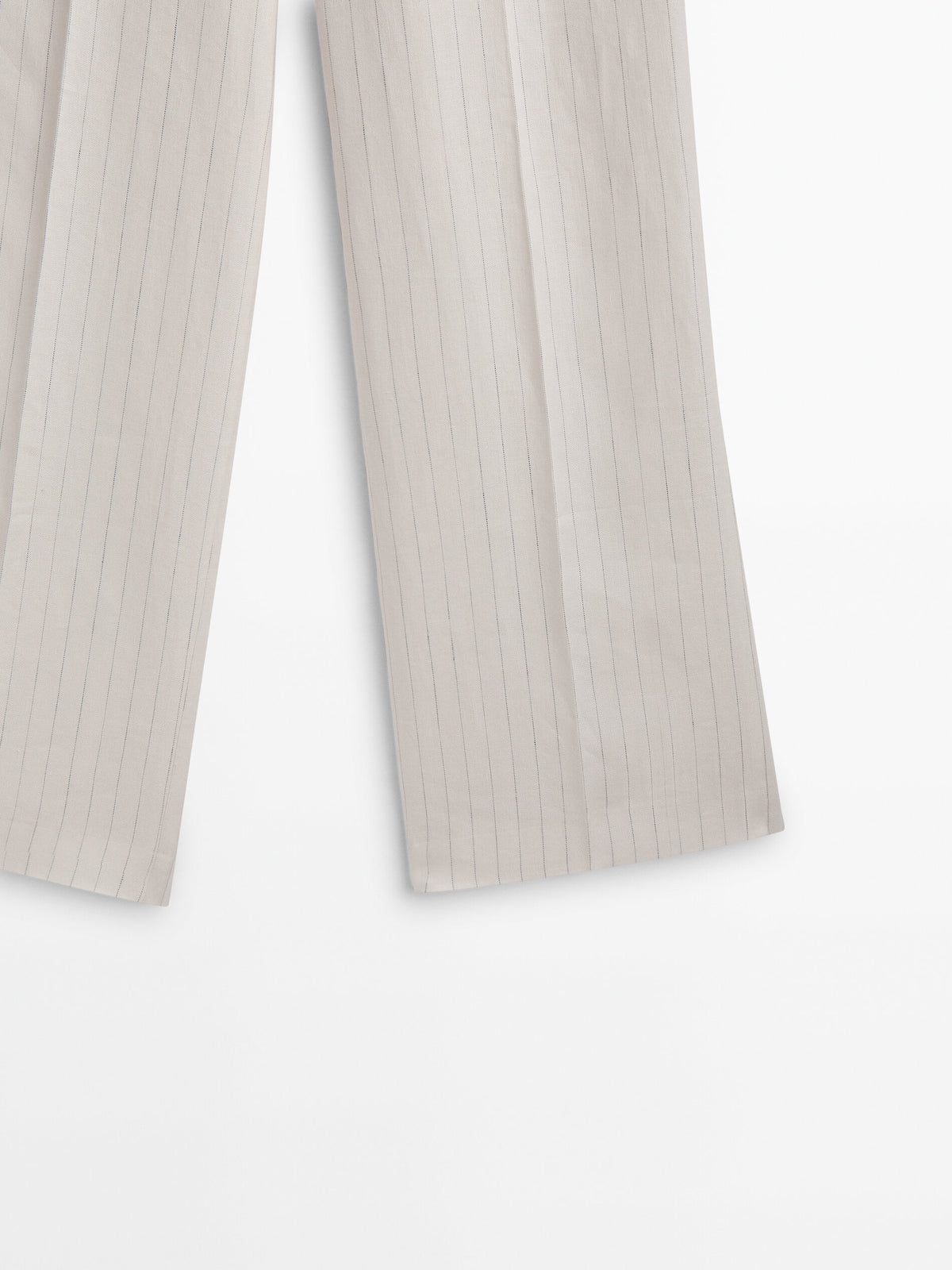 Pantalón traje pinzas raya diplomática - CRUDO