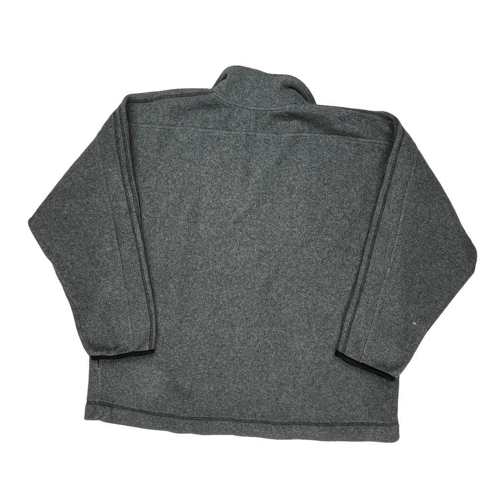 Adidas 1/4 Zip - Large Gray Polyester
