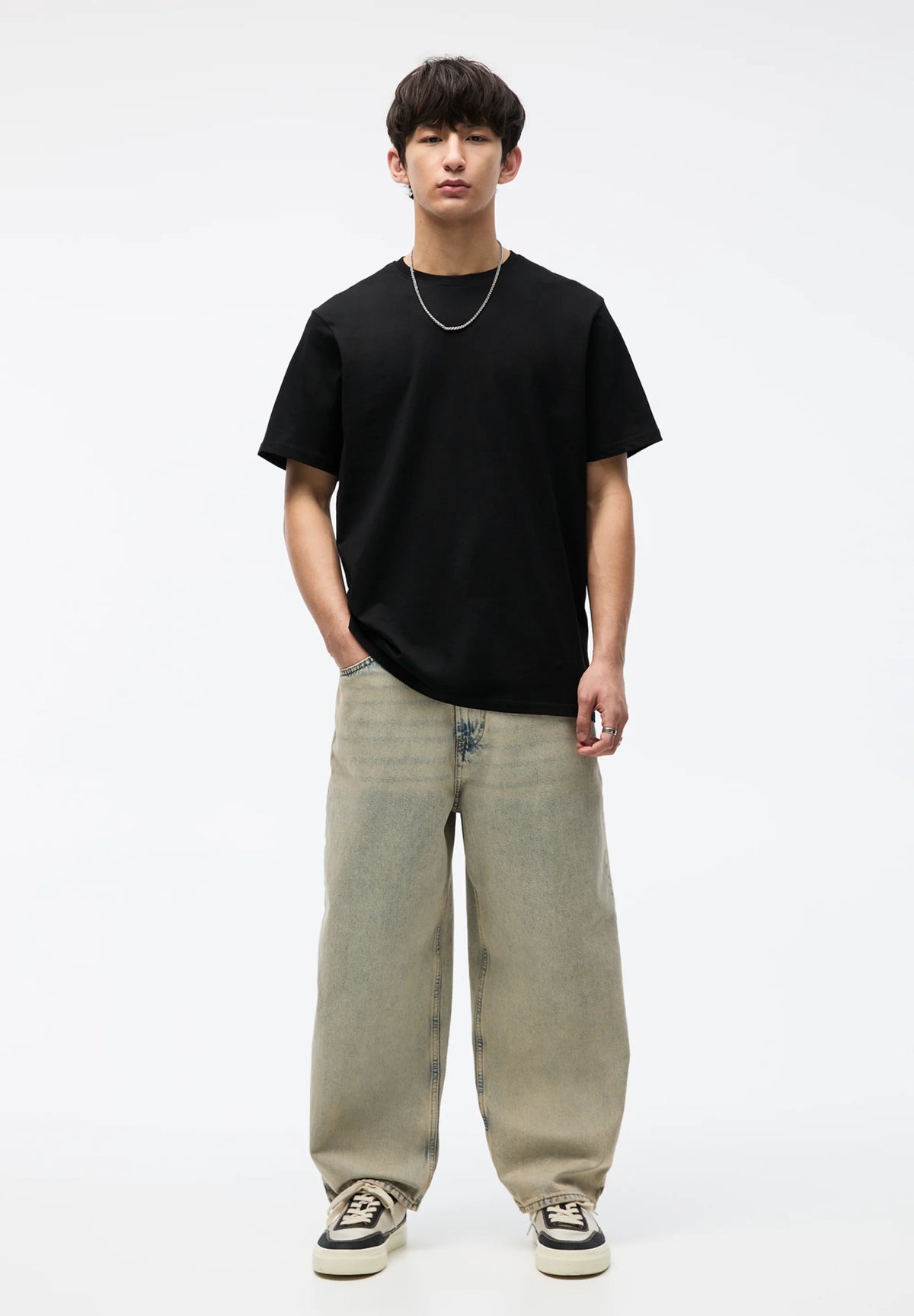 PULL&BEAR PACK OF 3 - T-shirt basic